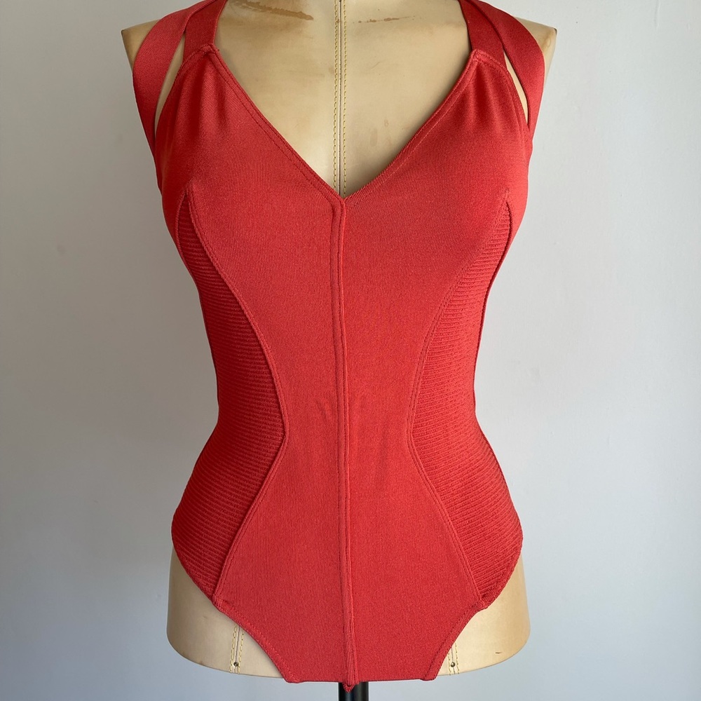Azzedine Alaia 1990 vintage bodysuit